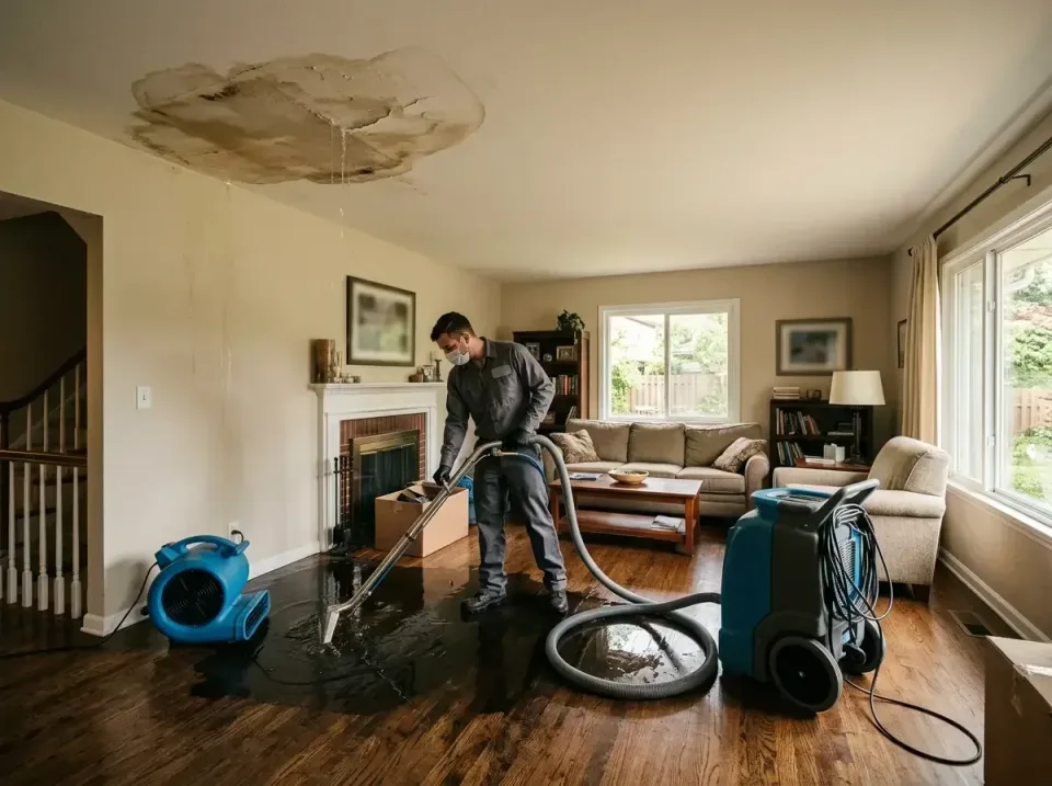 attic-pipe-burst-ceiling-drip-008 — frequently asked questions, Water Damage Restoration & Carpet Care in Akron, PA